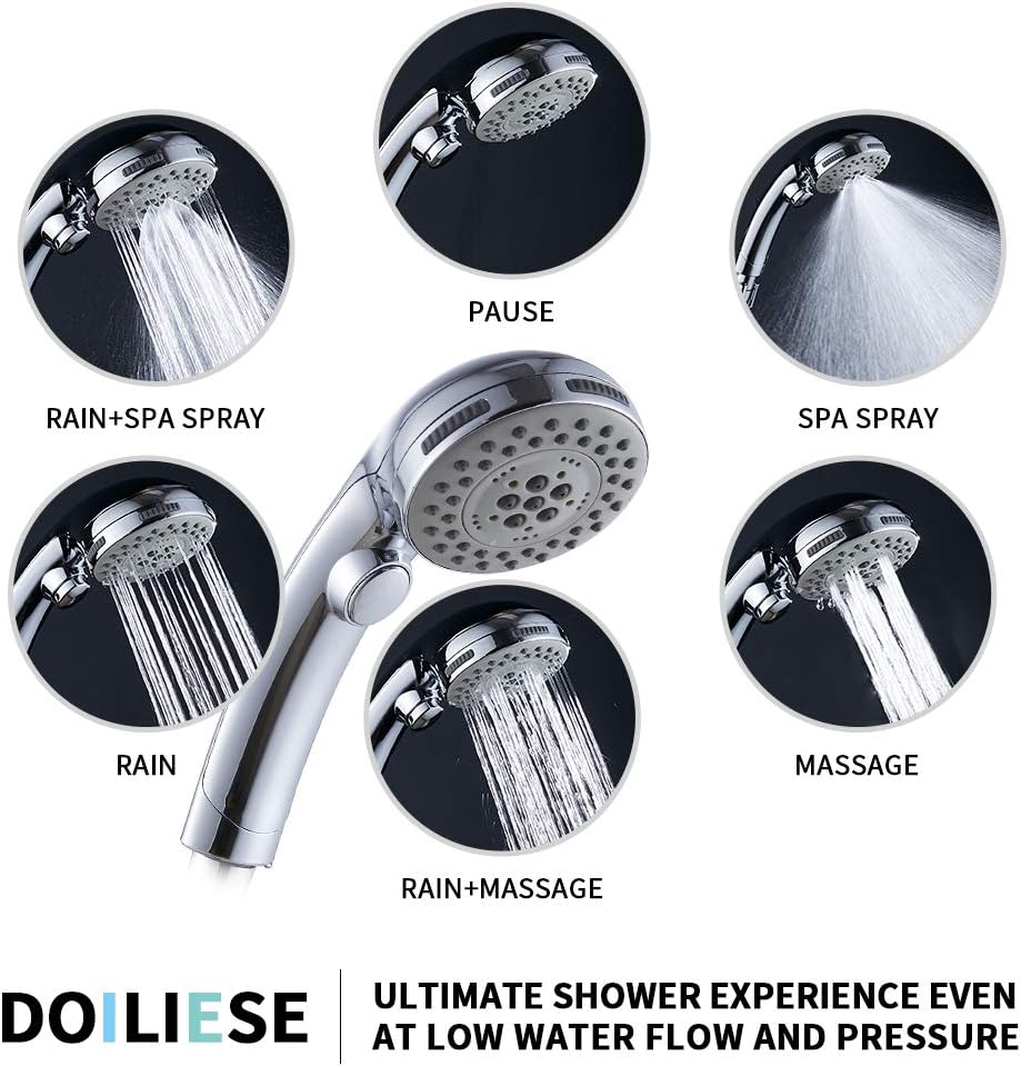 High Pressure Shower Head with - Spa & Wellness Hotel Paradiso recensie en prijs