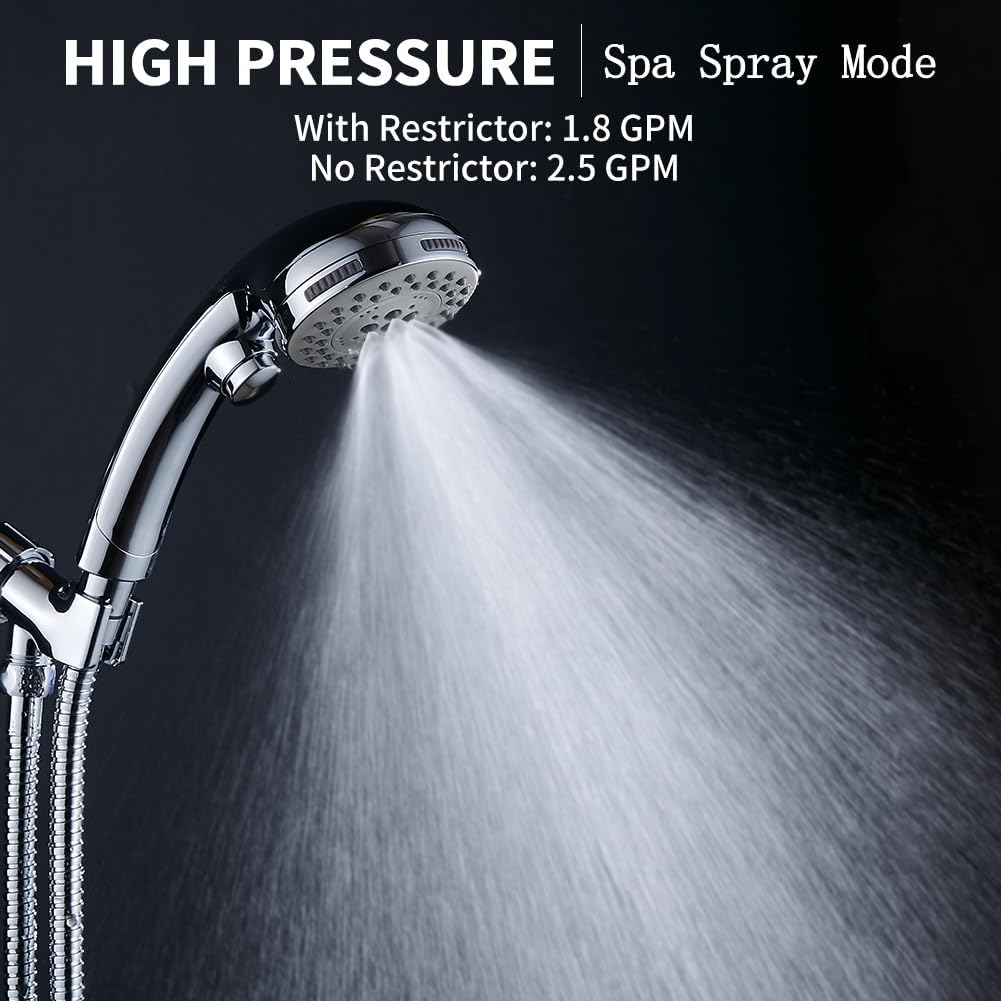 High Pressure Shower Head with - Spa & Wellness Hotel Paradiso recensie en prijs