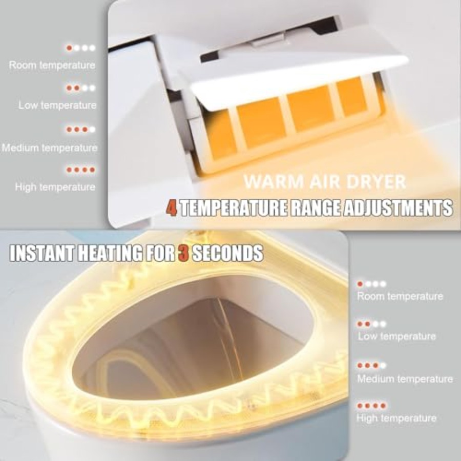 Electric Bidet Toilet Seat wit - Spa & Wellness Hotel Paradiso recensie en prijs